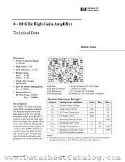 HMMC-5620DC datasheet pdf Agilent (Hewlett-Packard)
