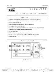 AK135 datasheet pdf AKM