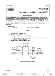 AKD4523 datasheet pdf AKM