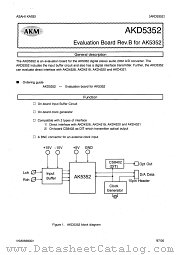 AKD5352 datasheet pdf AKM