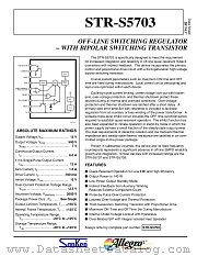 STR-S5703 datasheet pdf Allegro MicroSystems