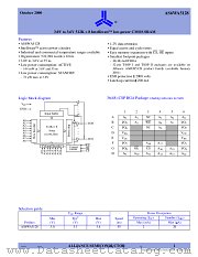 AS6WA5128-BC datasheet pdf Alliance Semiconductor