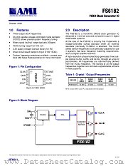 FS6182-01 datasheet pdf AMI Semiconductor