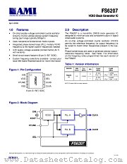 FS6207-01 datasheet pdf AMI Semiconductor