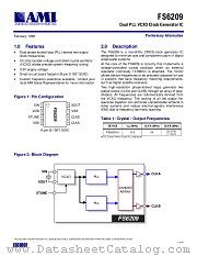 FS6209-01 datasheet pdf AMI Semiconductor