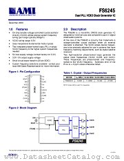 FS6245-01 datasheet pdf AMI Semiconductor
