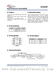 AF4935PSA datasheet pdf Anachip