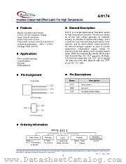 AH174-PL-A datasheet pdf Anachip