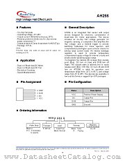 AH266-PLA-B datasheet pdf Anachip