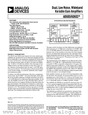 AD600AR-REEL7 datasheet pdf Analog Devices