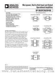 OP196HRU datasheet pdf Analog Devices