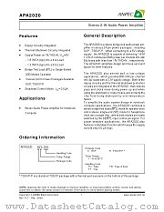 APA2020RI-TY datasheet pdf ANPEC Electronics Corporation