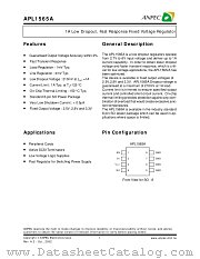 APL1565A-33KC-TR datasheet pdf ANPEC Electronics Corporation