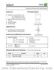 APM2007NUC-TR datasheet pdf ANPEC Electronics Corporation