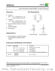 APM4542KC-TRL datasheet pdf ANPEC Electronics Corporation