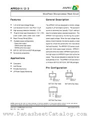 APR3013-15AI-TR datasheet pdf ANPEC Electronics Corporation