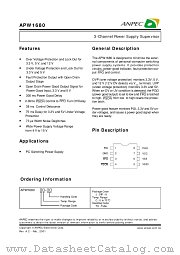 APW1680JC-TU datasheet pdf ANPEC Electronics Corporation