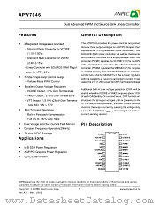 APW7046BKC-TR datasheet pdf ANPEC Electronics Corporation