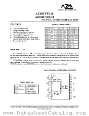 AZ100LVEL11DR2 datasheet pdf Arizona Microtek