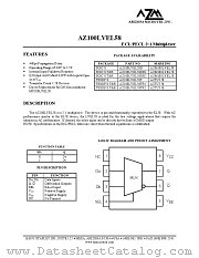 AZ100LVEL58DR1 datasheet pdf Arizona Microtek