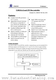 AX84110L datasheet pdf ASIX Electronics Corporation