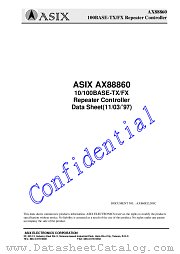 AX88860 datasheet pdf ASIX Electronics Corporation