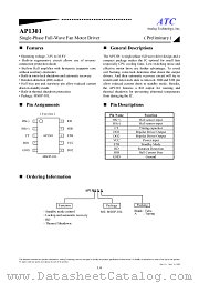 AP1301MSA datasheet pdf ATC Analog Technology
