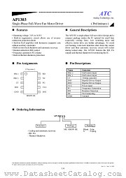 AP1303MSA datasheet pdf ATC Analog Technology