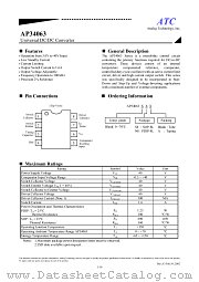 AP34063N8 datasheet pdf ATC Analog Technology