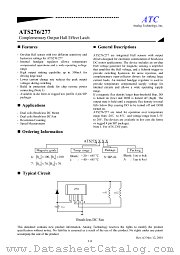 ATS277S datasheet pdf ATC Analog Technology