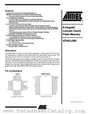 AT49LL080-33JC datasheet pdf Atmel