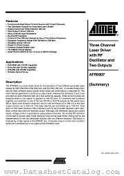 ATR0807-PEQ datasheet pdf Atmel
