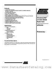 ATR2434-PLQ datasheet pdf Atmel