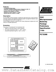 PC755M8MG300LE datasheet pdf Atmel