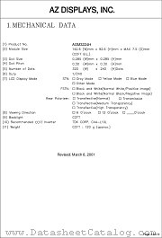 AGM3224H-FC-YTH-T datasheet pdf AZ Displays