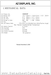 AGM6448F-FC-FBH-T datasheet pdf AZ Displays