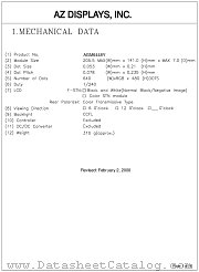 AGM6448Y-NC-FBD-T datasheet pdf AZ Displays