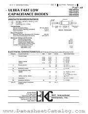 1N4305 datasheet pdf BKC International Electronics