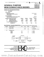 1N462A datasheet pdf BKC International Electronics
