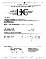 AA130 datasheet pdf BKC International Electronics