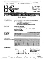 BKC2000 datasheet pdf BKC International Electronics