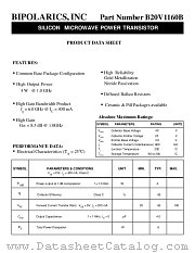 B20V1160B datasheet pdf BOPOLARICS