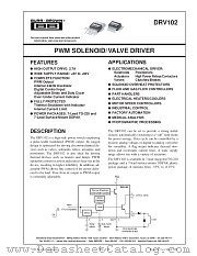 DRV102F_500 datasheet pdf Burr Brown