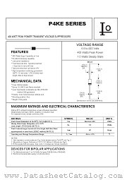 P4KE350C datasheet pdf Bytes