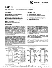 CAT515JI-TE13 datasheet pdf Catalyst Semiconductor