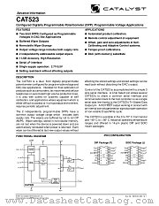 CAT523JI-TE13 datasheet pdf Catalyst Semiconductor