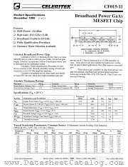 CF015-11 datasheet pdf CELERITEK