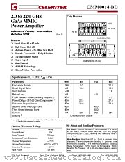 CMM0014-BD datasheet pdf CELERITEK