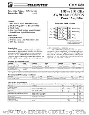 CMM1330-AK datasheet pdf CELERITEK