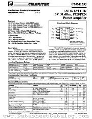 PB-CMM1333-AK datasheet pdf CELERITEK